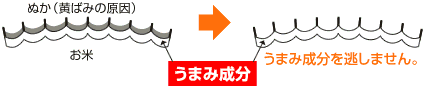 氷温熟成米の成分表